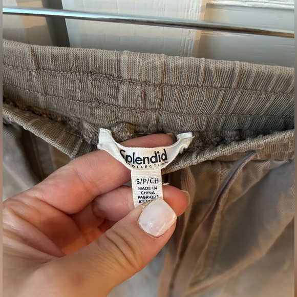 Splendid Beige Cargo Pants size small - Picture 2 of 4